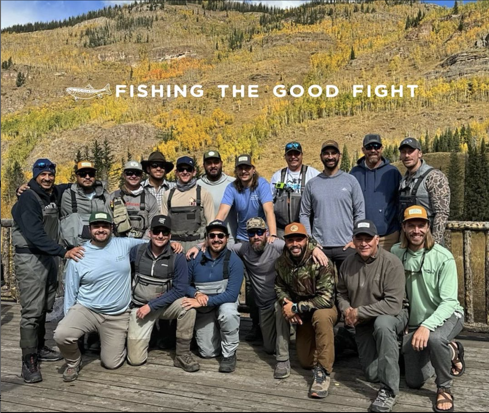 Fishing the Good Fight men's mental health fishing organization