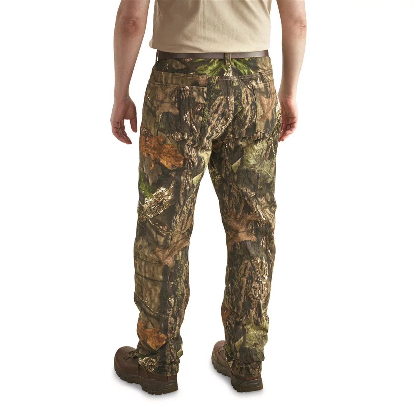 Person wearing Guide Gear hunting pants 
