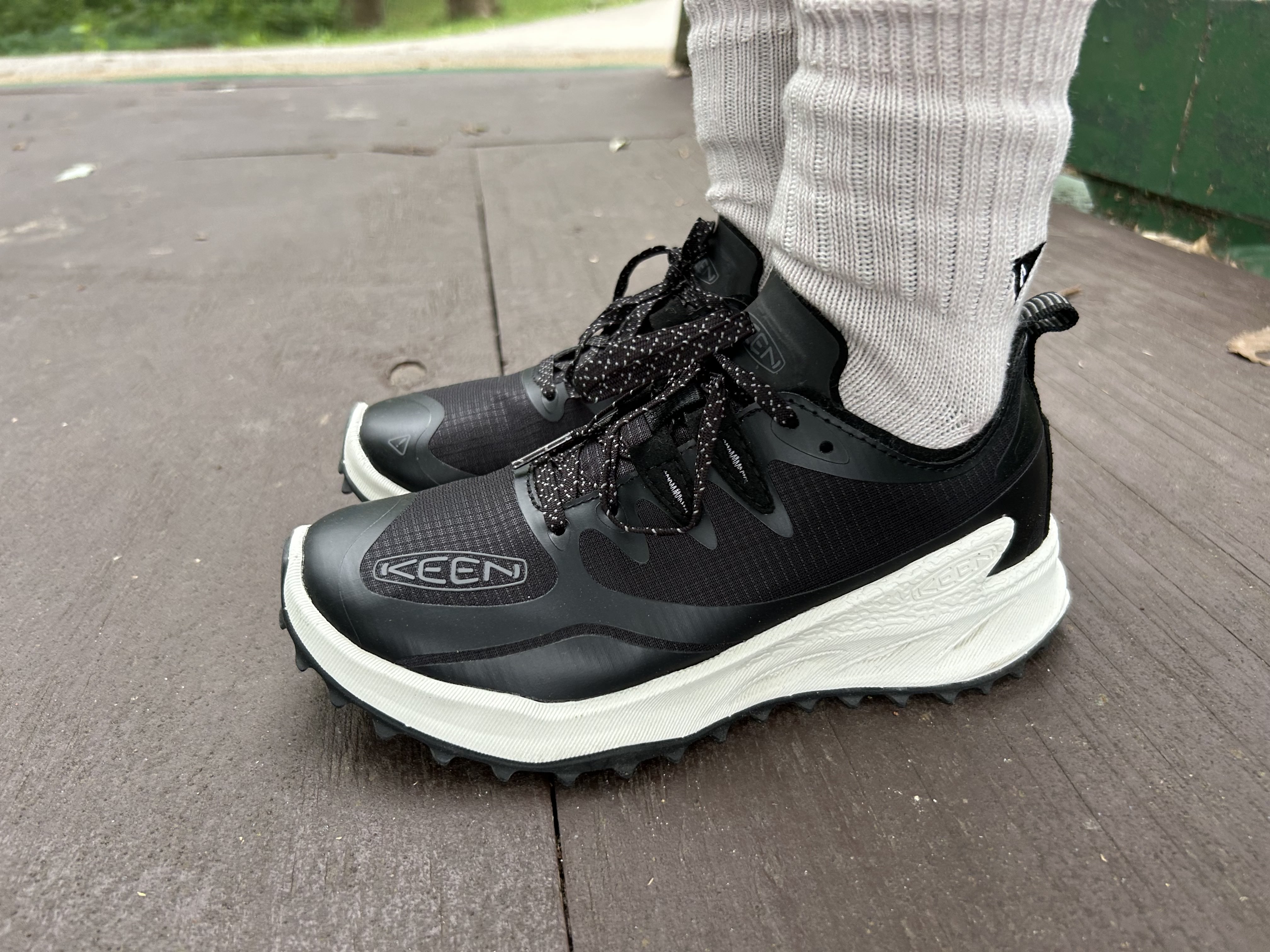 Keen ultralight hiking shoes.
