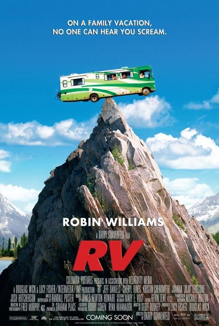 A movie poster for the film "RV"