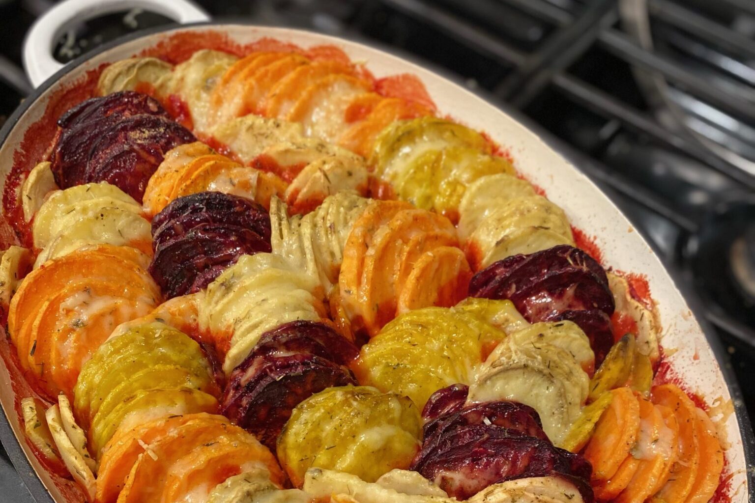root vegetable tart