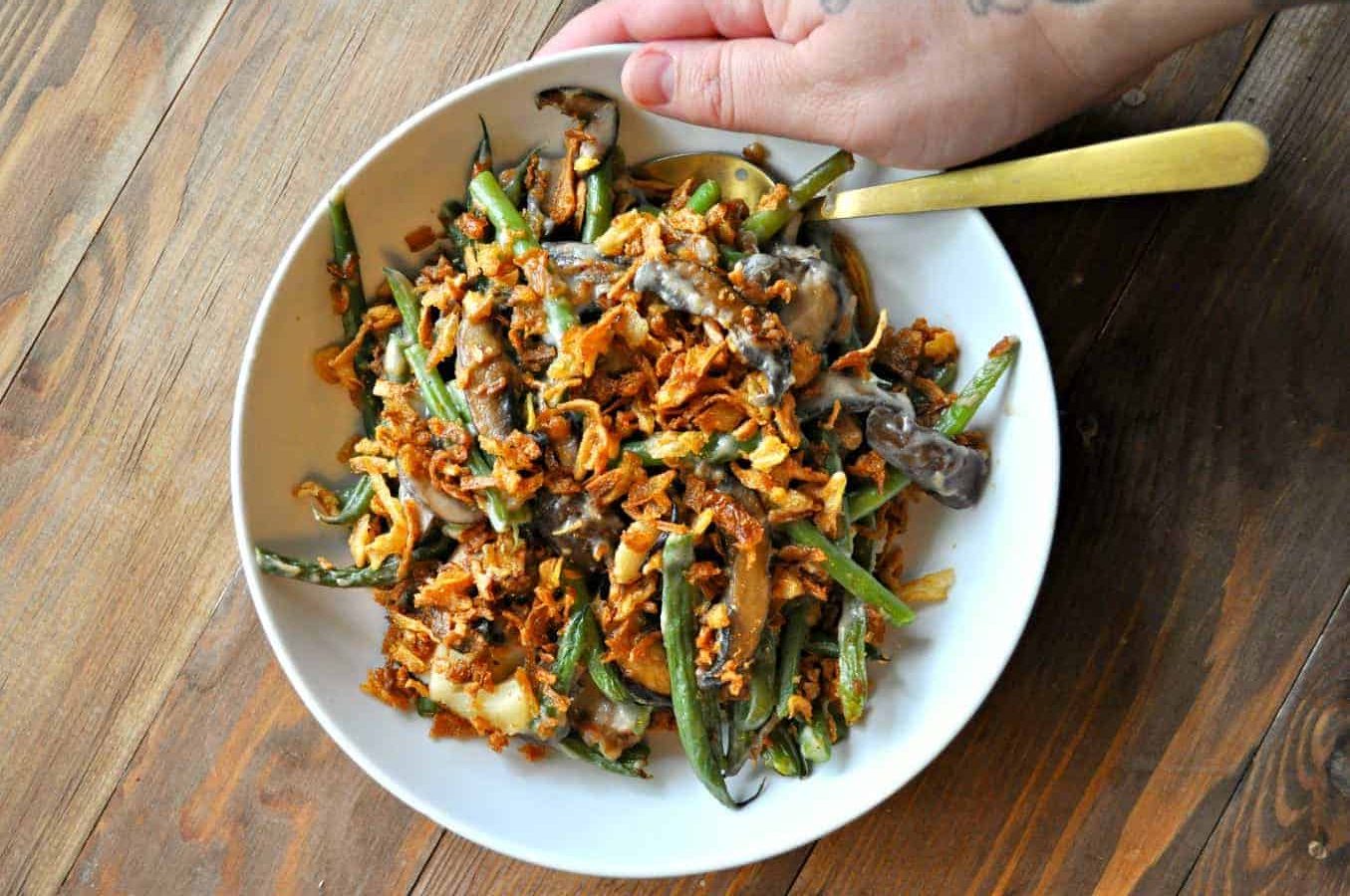 Vegan-Green-Bean-Casserole from Rabbit & Wolves