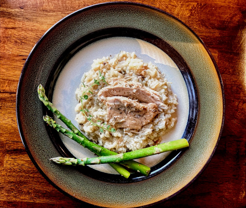 wild turkey risotto.