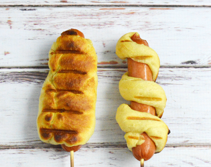 Hot dog on a stick