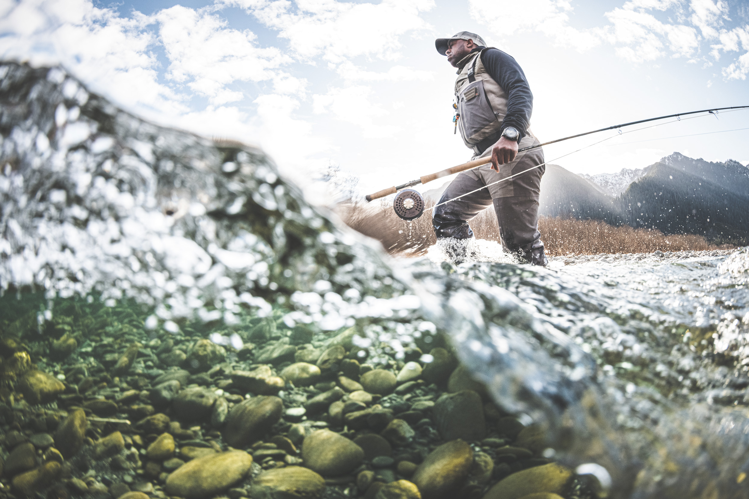 Simms waders give back