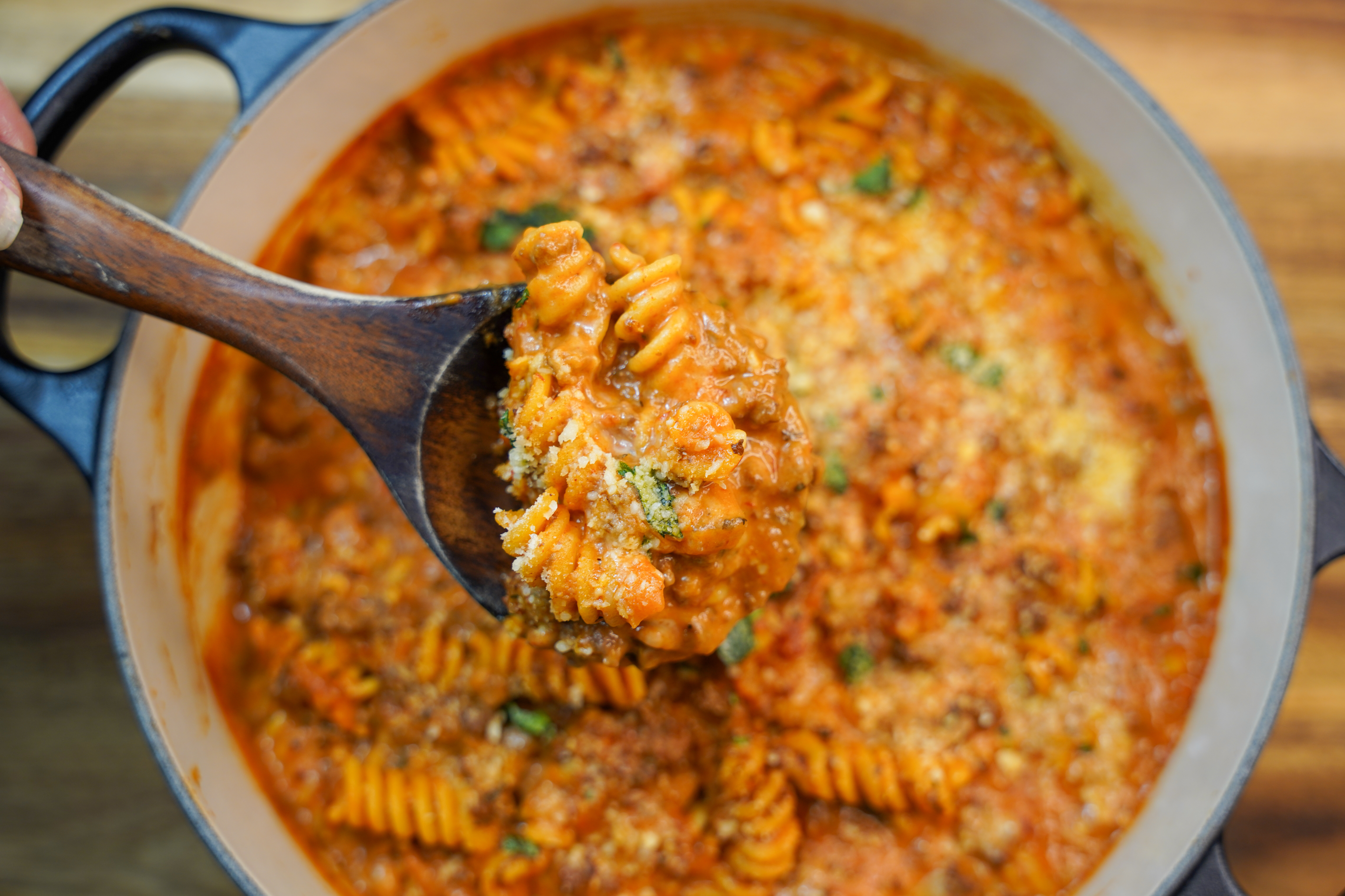 One Skillet Elk Burger Helper Lasagna