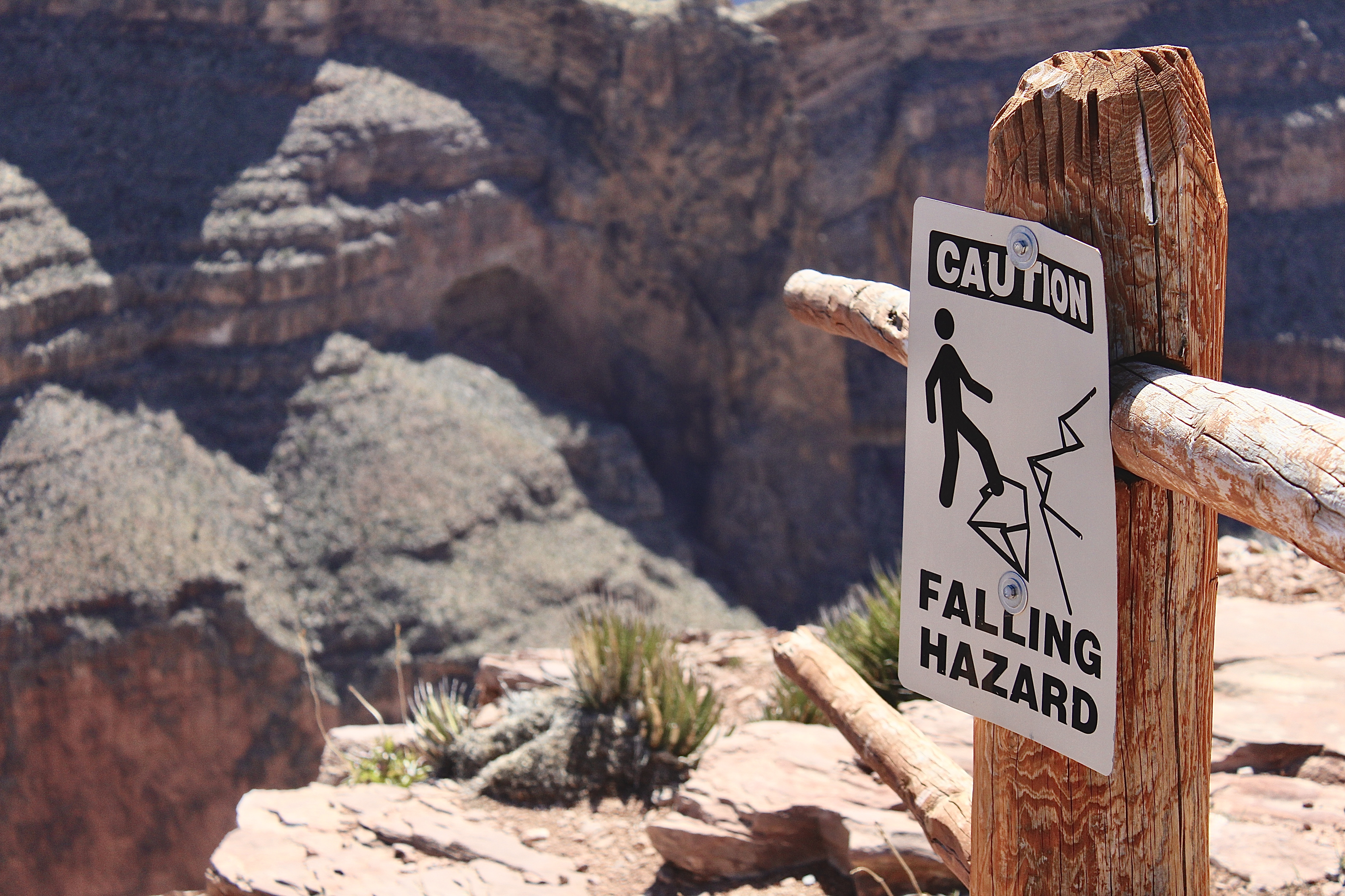 national park deaths - Taken from a cliff at Grand Canyon West Rim