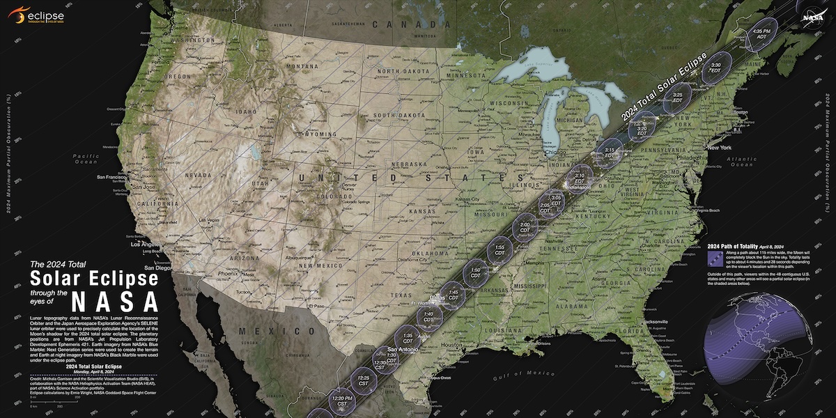 eclipse map