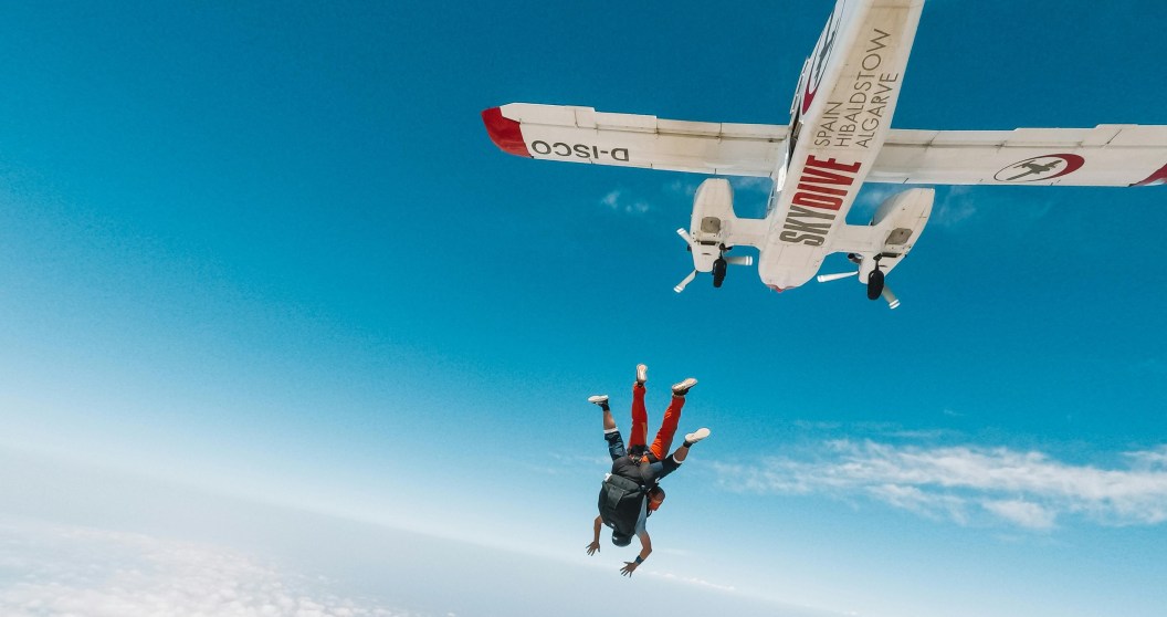 Great Grandmother Goes Skydiving
