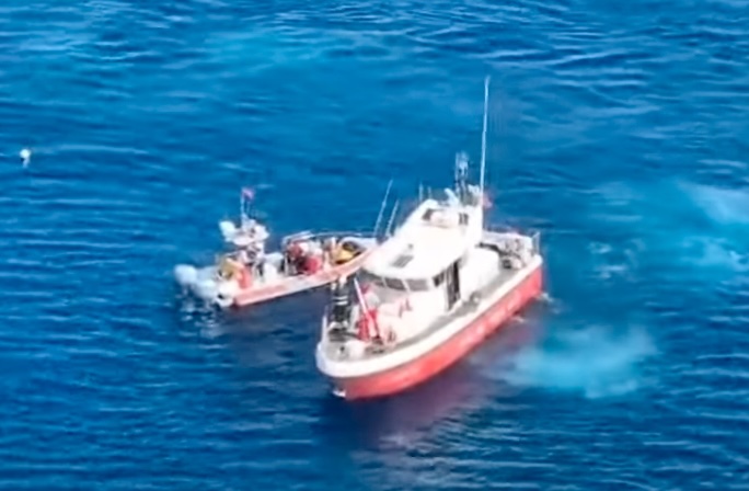 tornado strikes yacht italy
