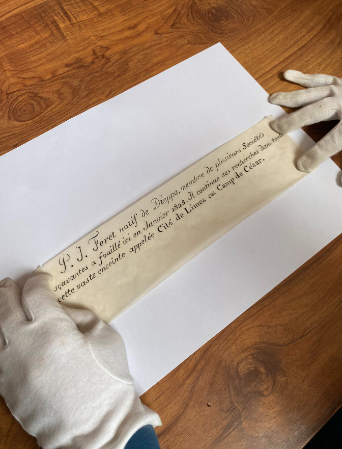 200-year-old message in a bottle