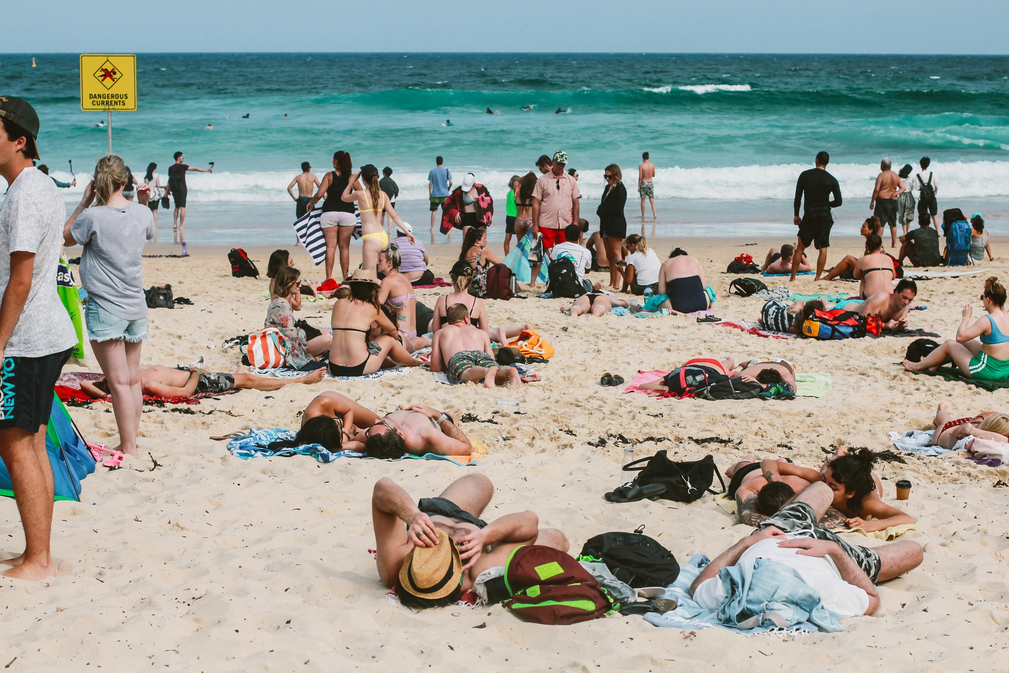 beachgoer run over by police