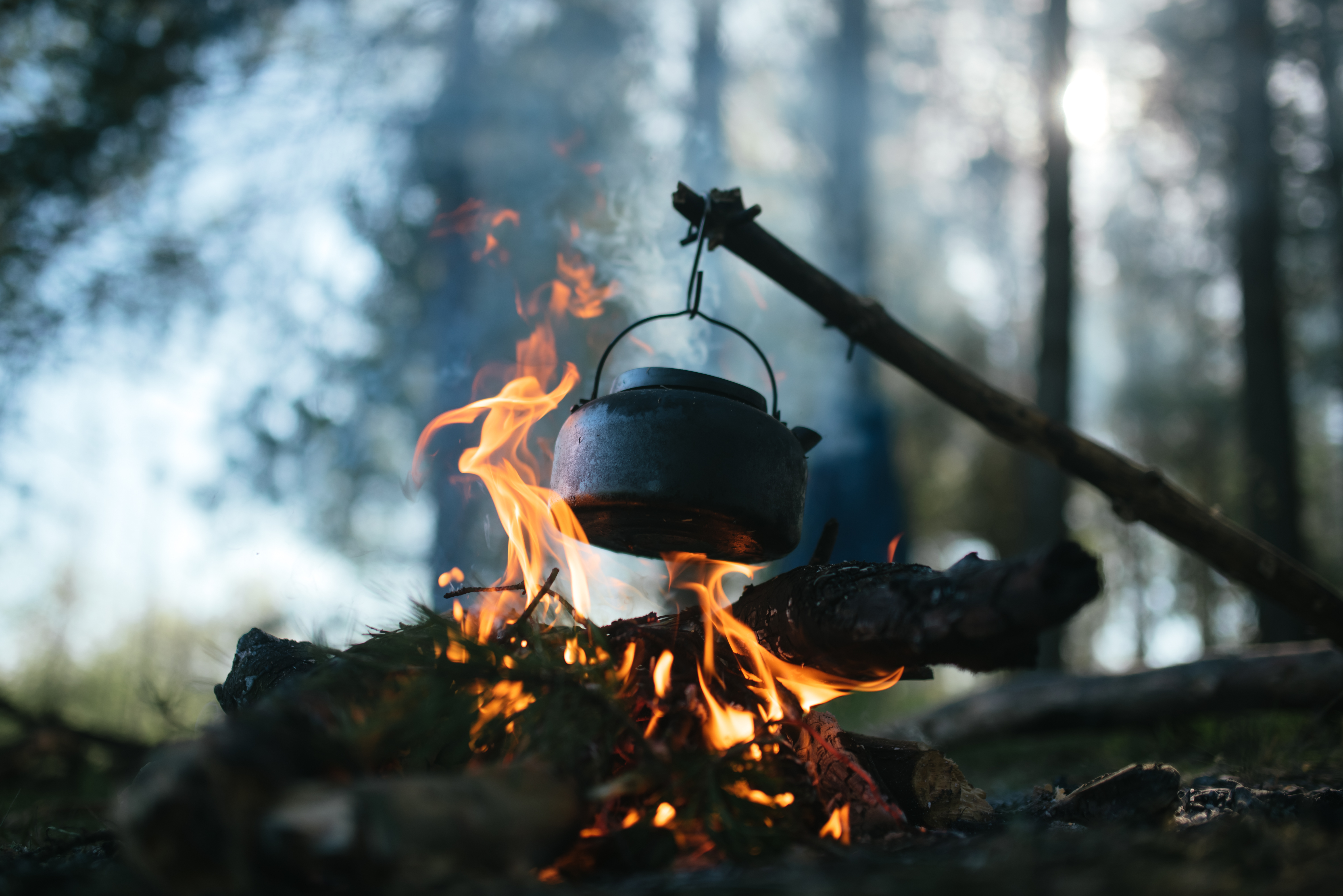 boiling water 