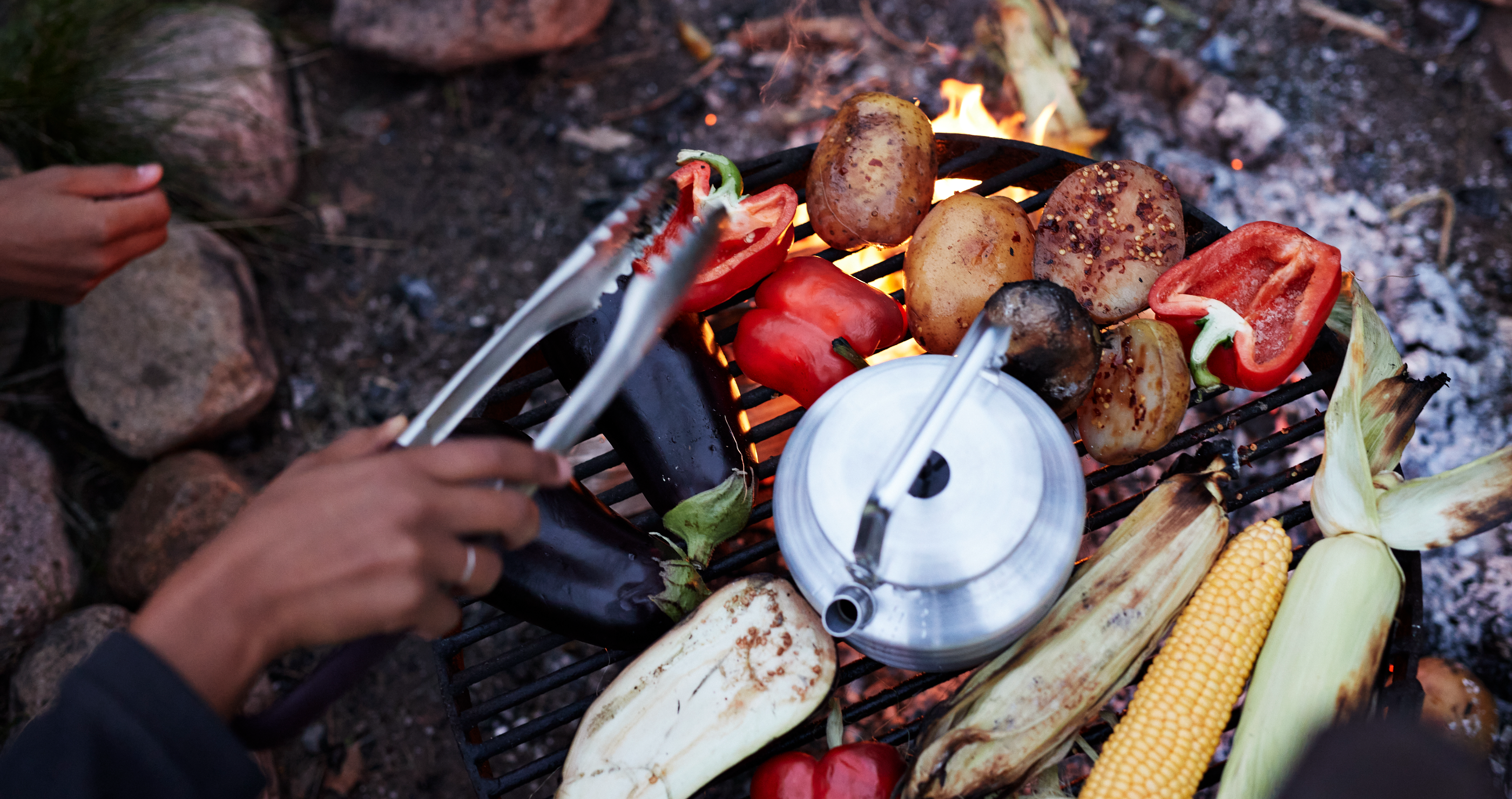 cooking while camping