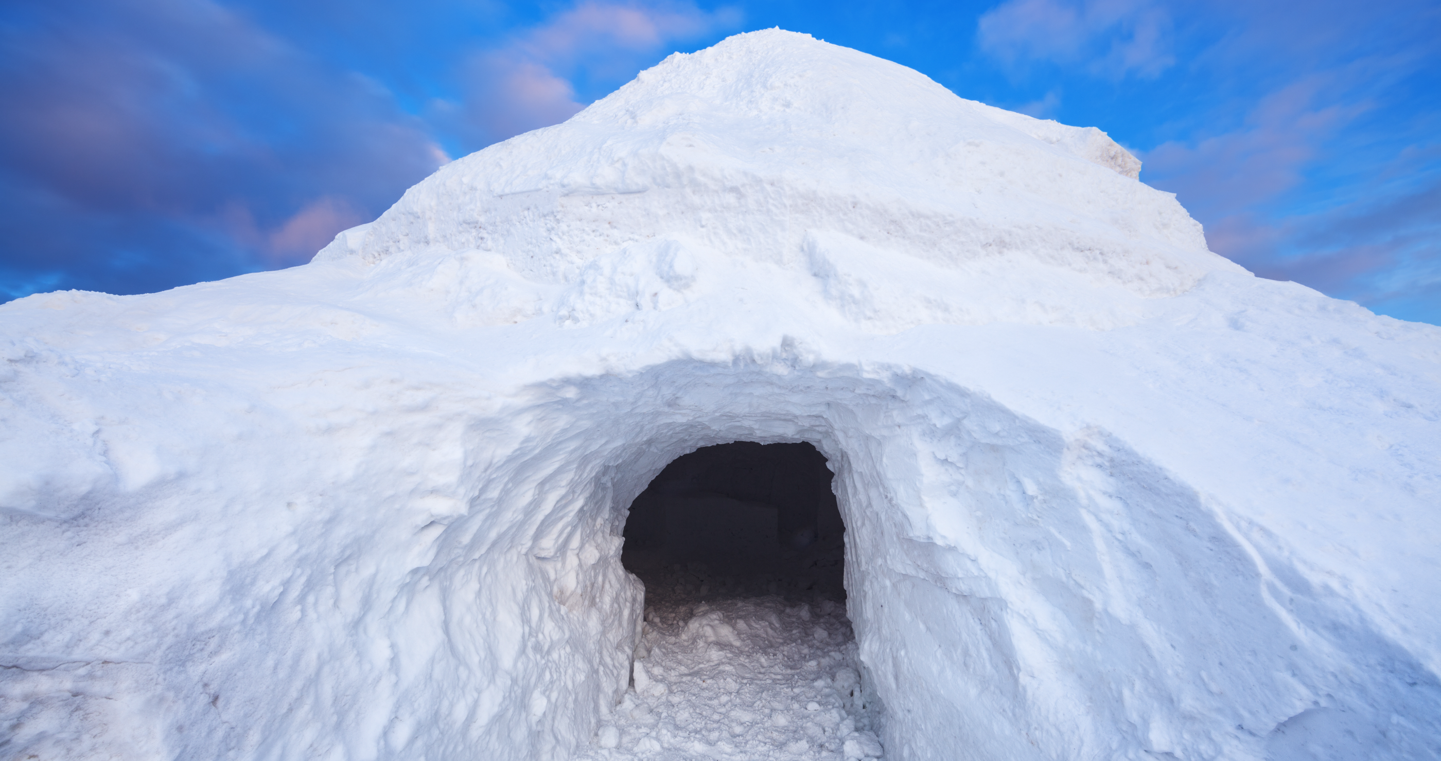 snow cave shelter