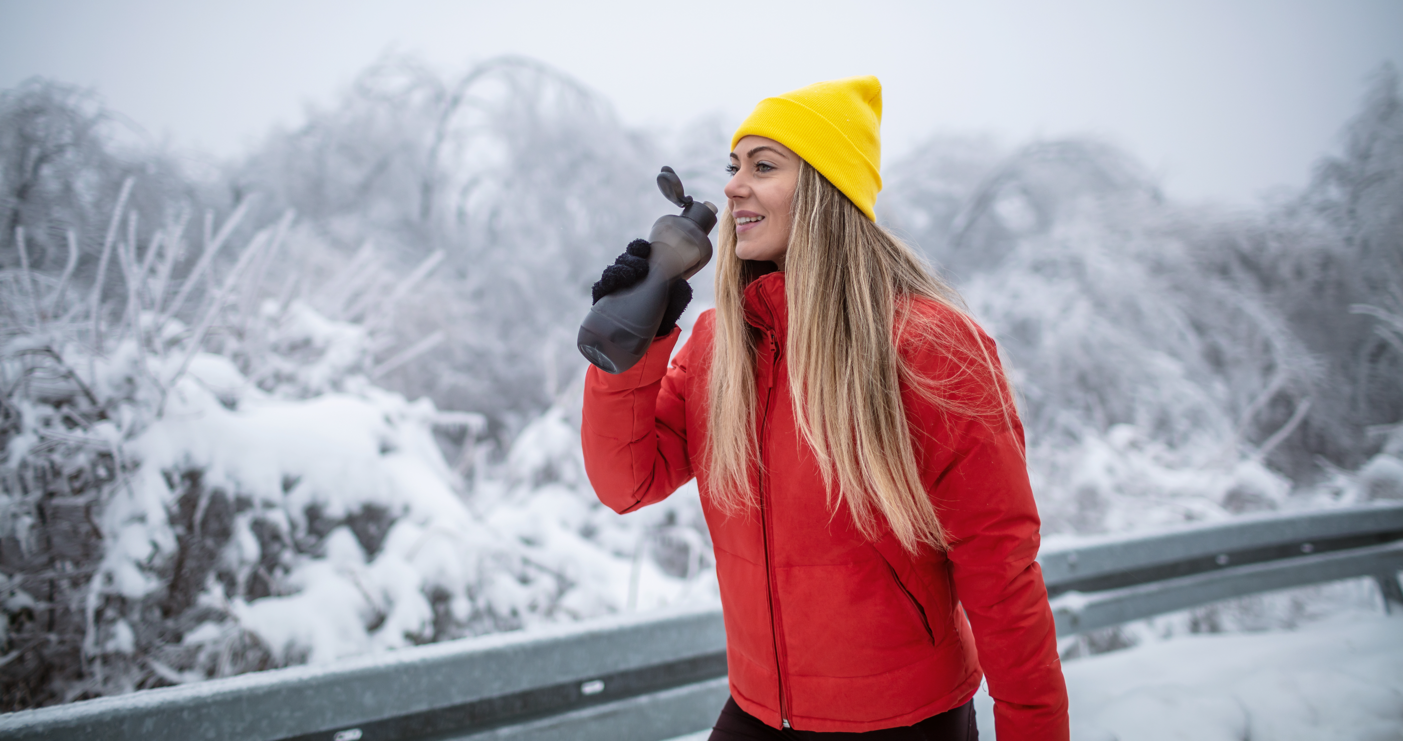 stay hydrated for surviving frigid temperatures