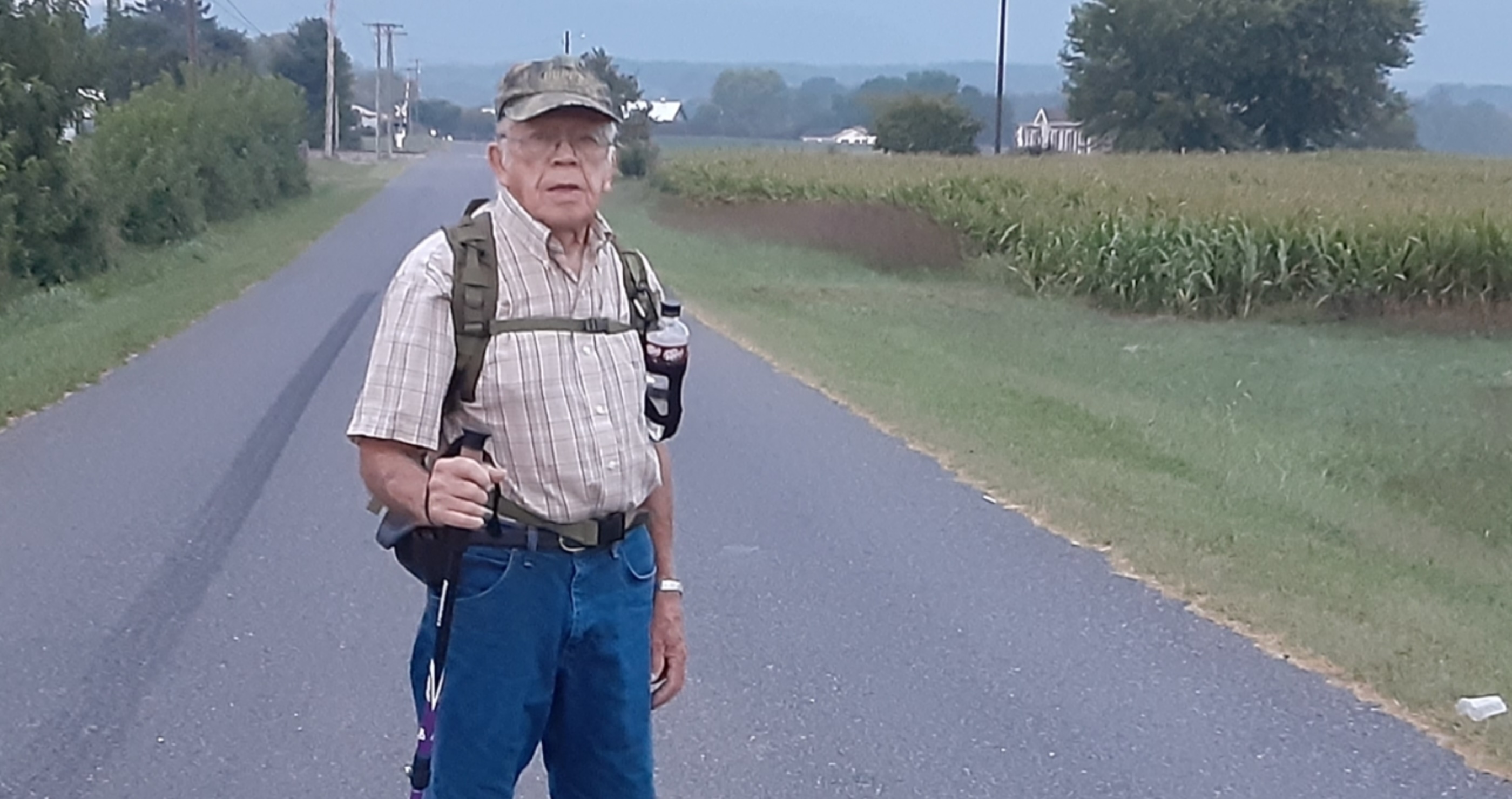 88-year-old does three-month hike for hope
