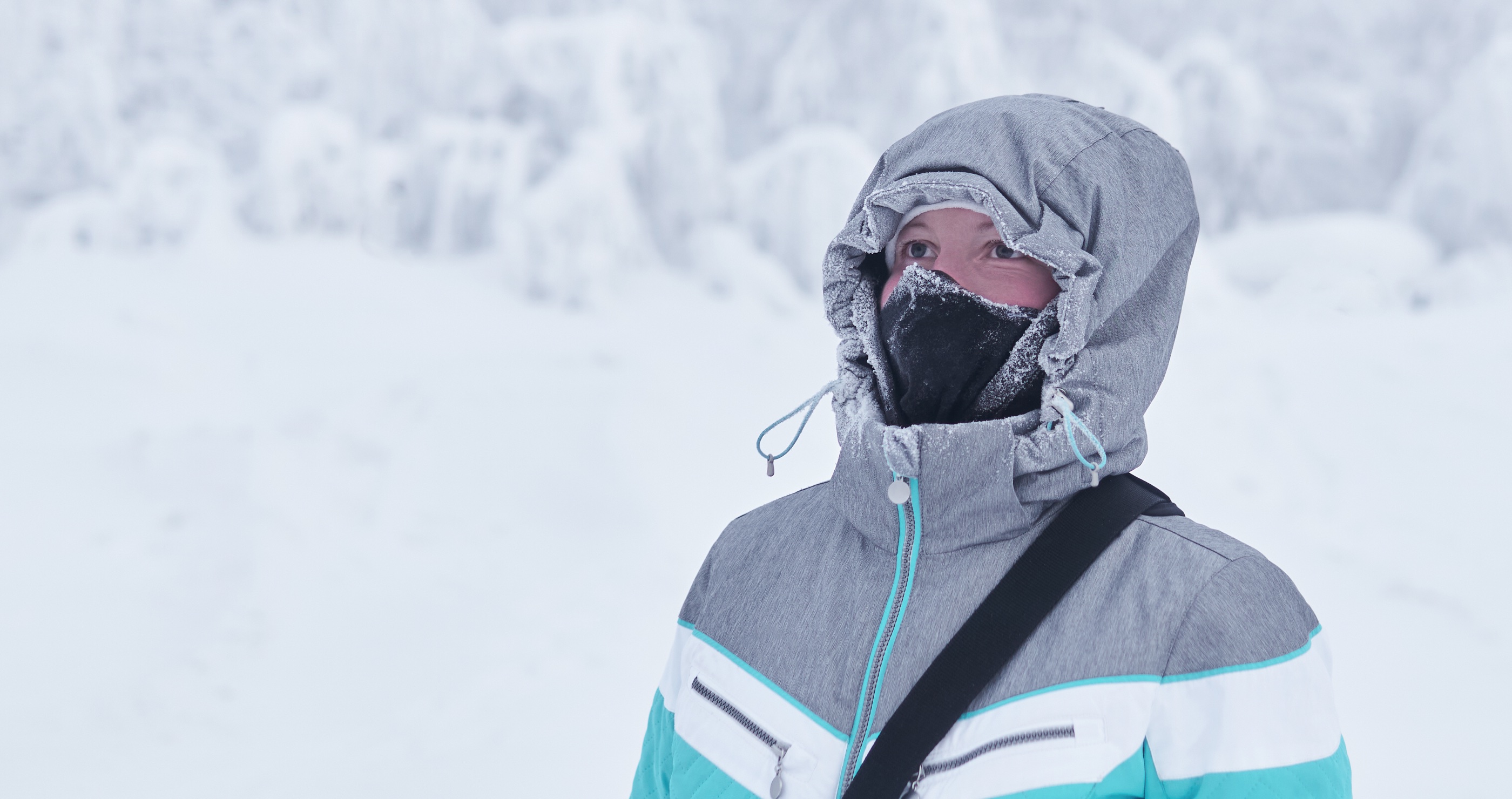 cold winter cover your face