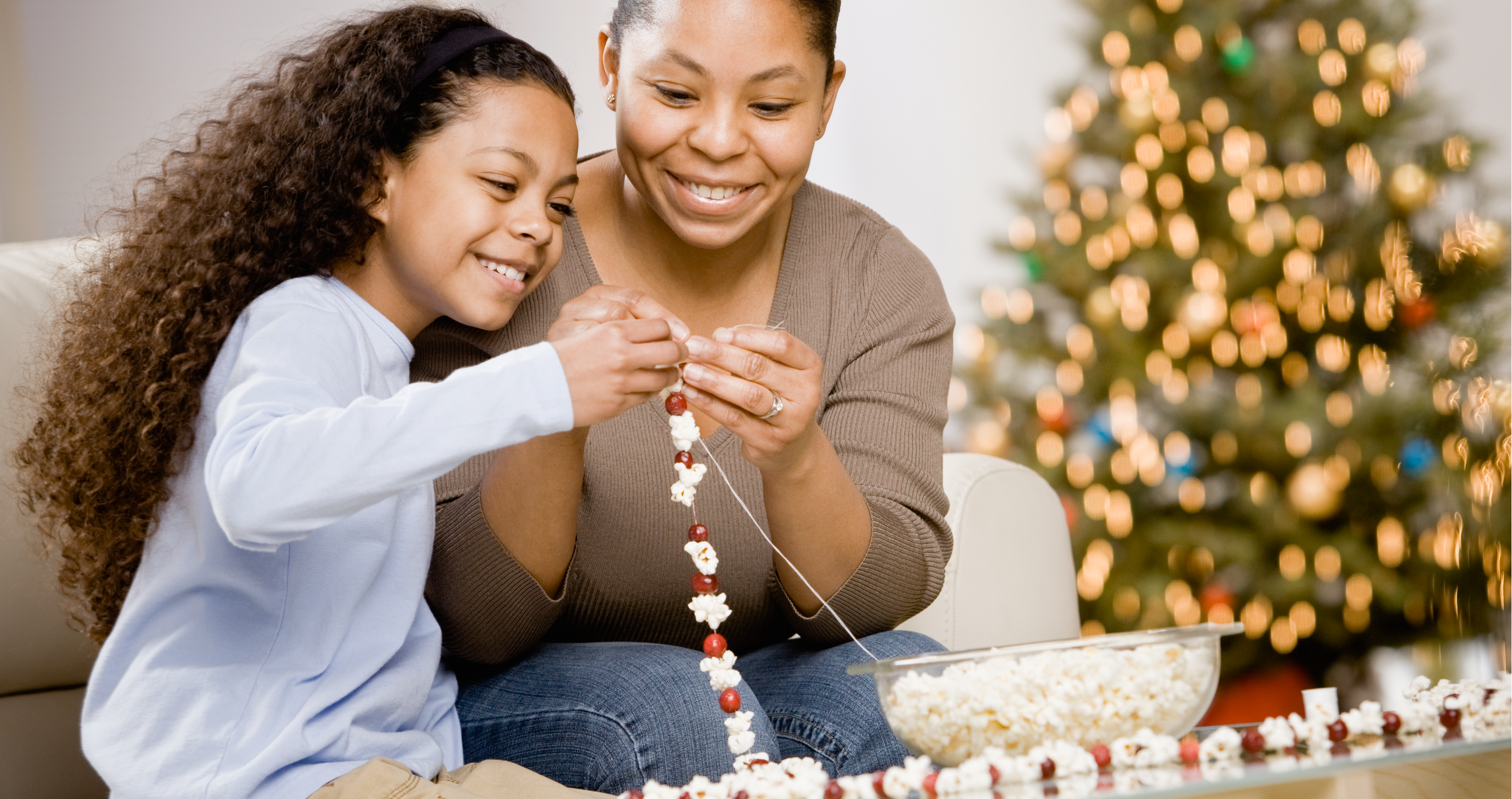 cranberry and popcorn garland