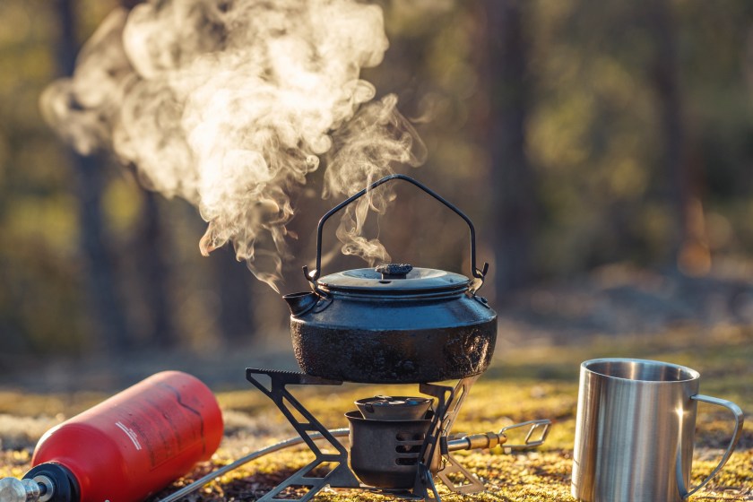 liquid fuel camping stove