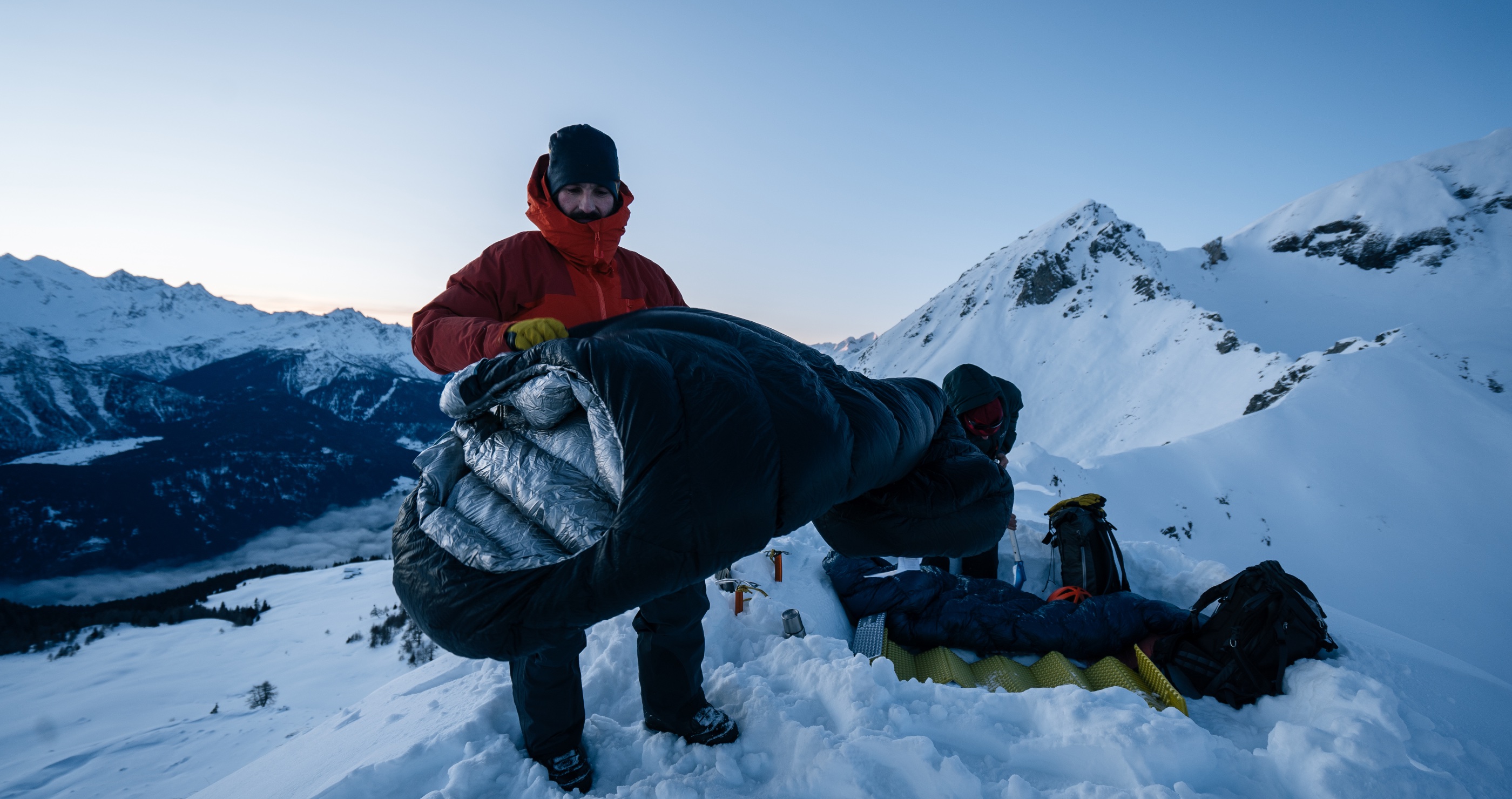 winter sleeping bag