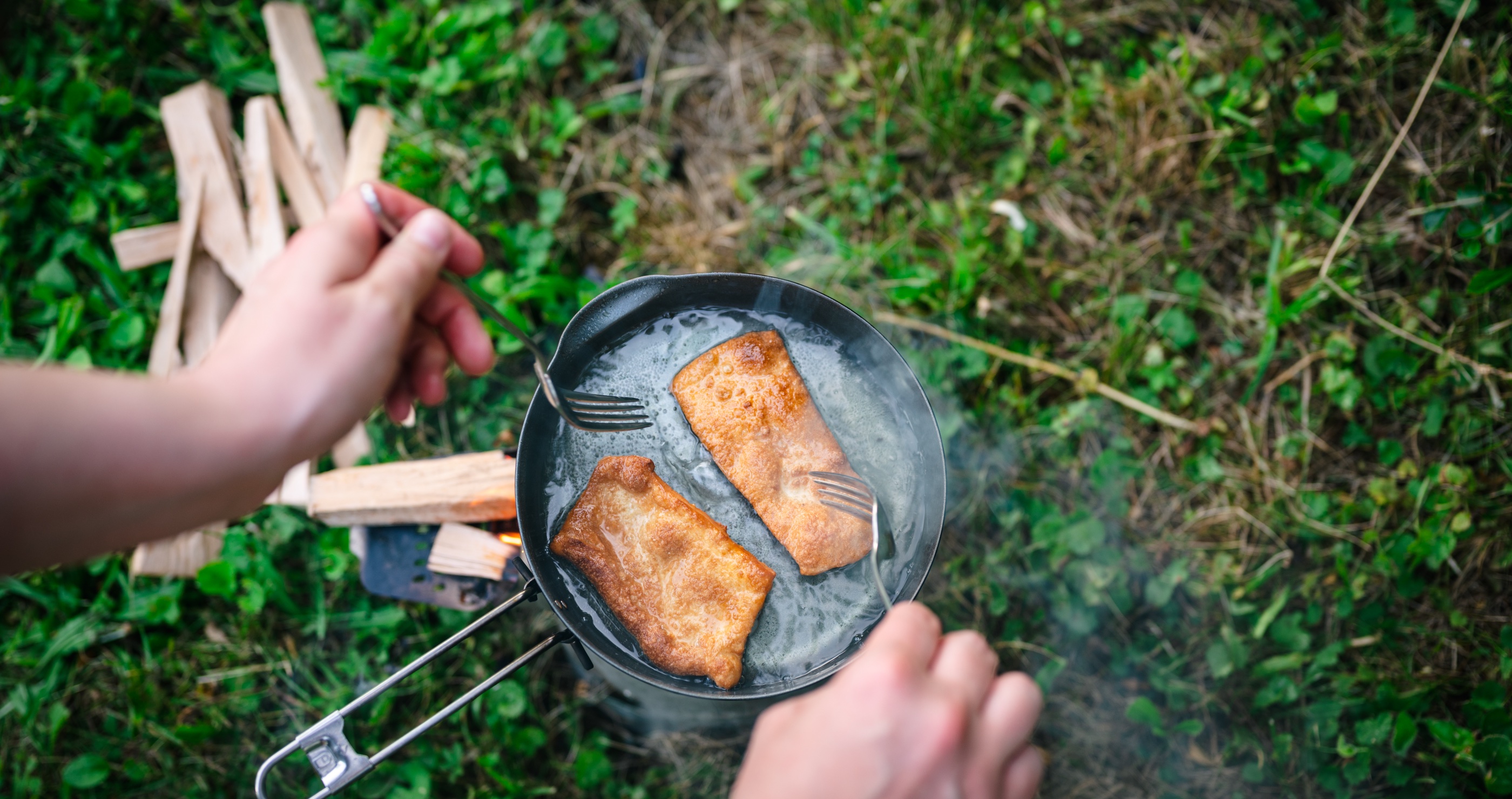 eco-friendly camping make your own food