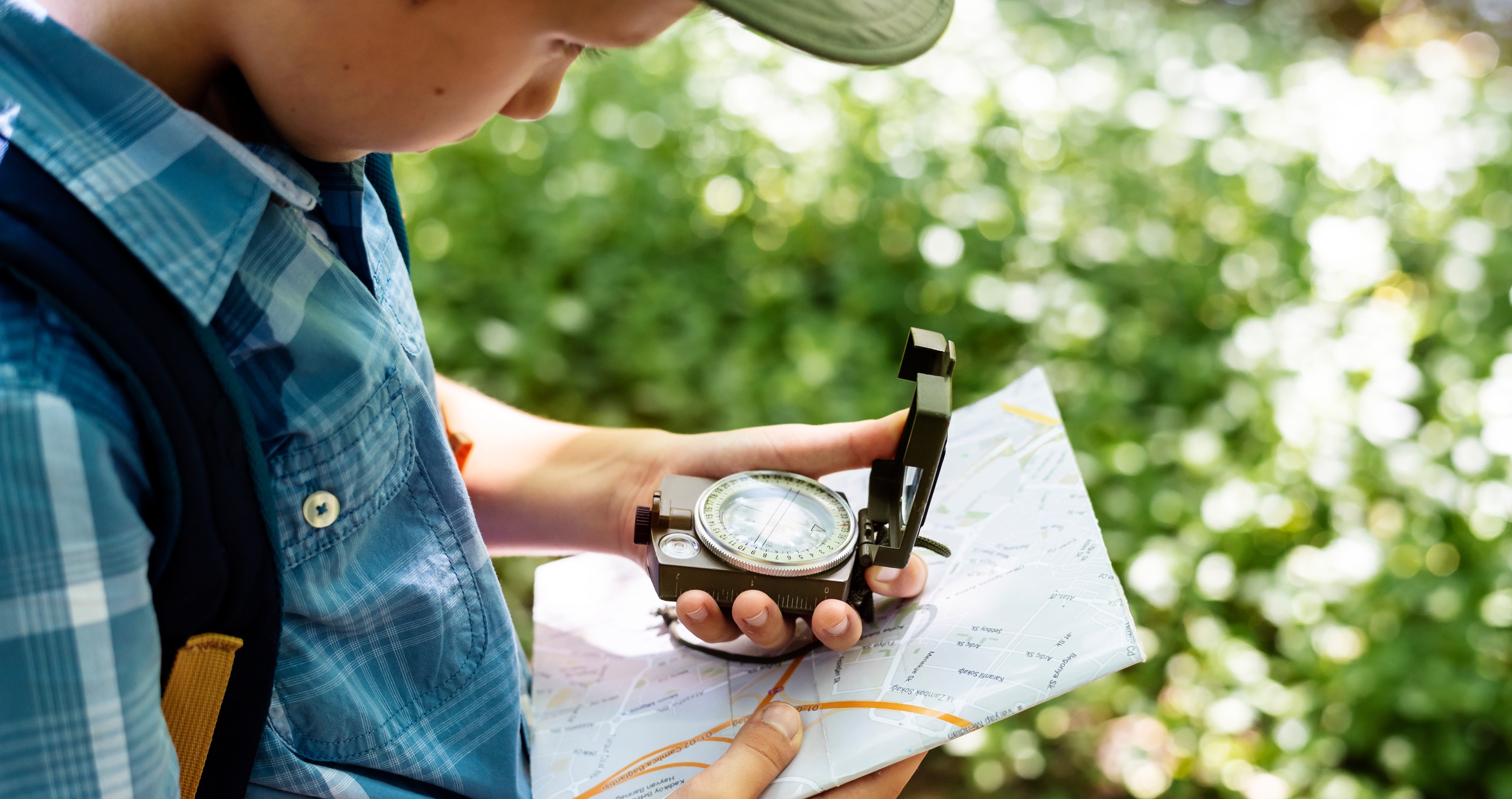 Family-Friendly Outdoor Skills Every Child Should Learn using a compass