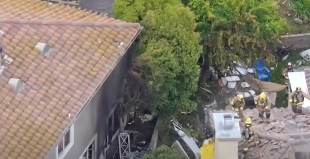 Plane Crashes Into California Neighborhood Killing Two And Their Dog