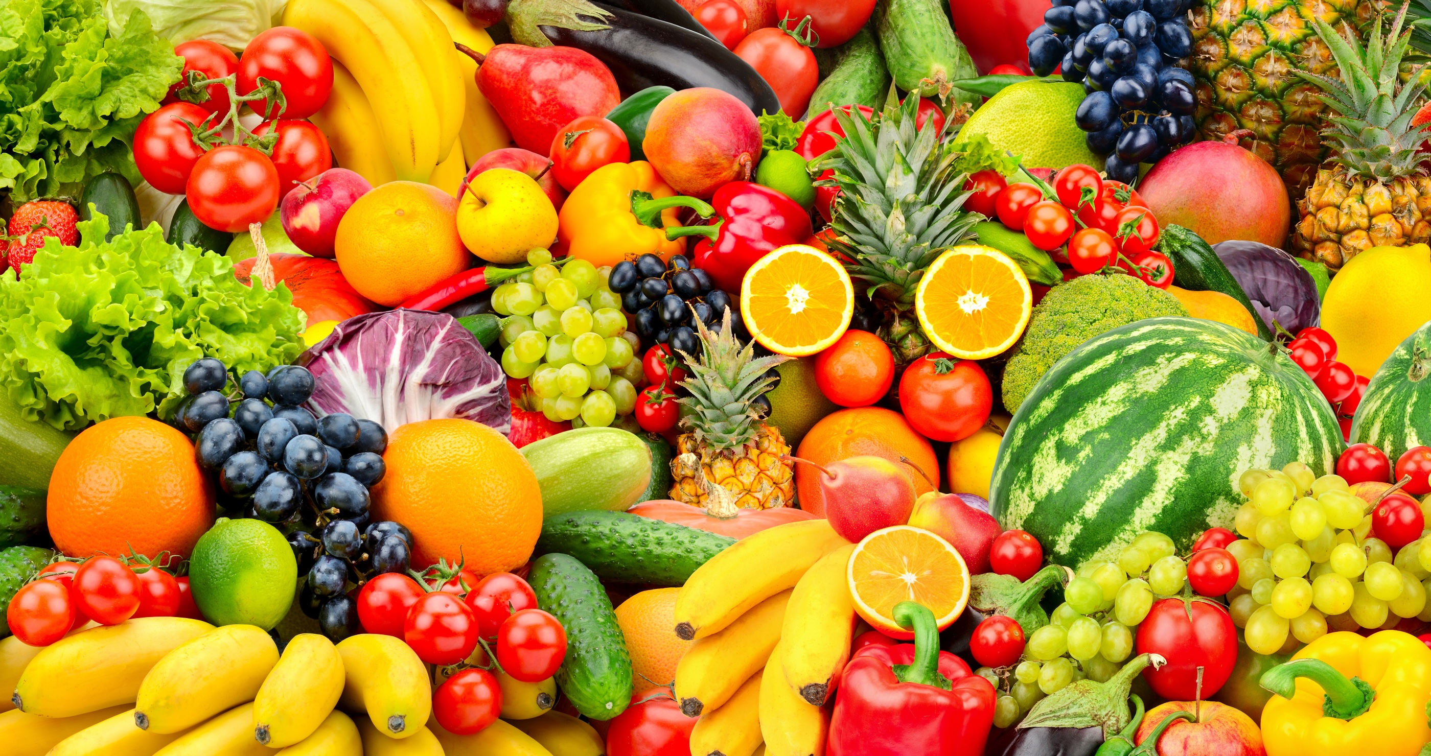 assorted fruits and veggies