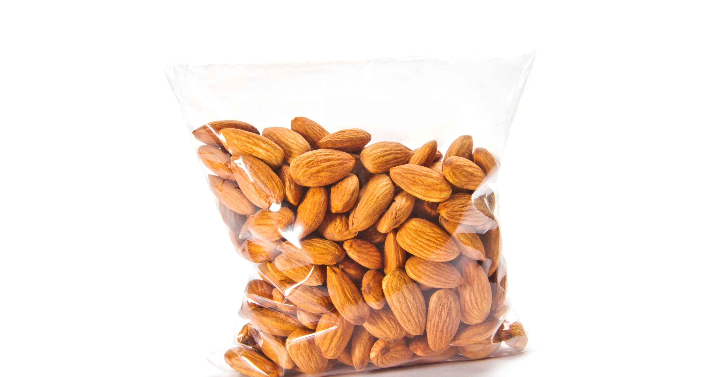 bag of nuts, almonds
