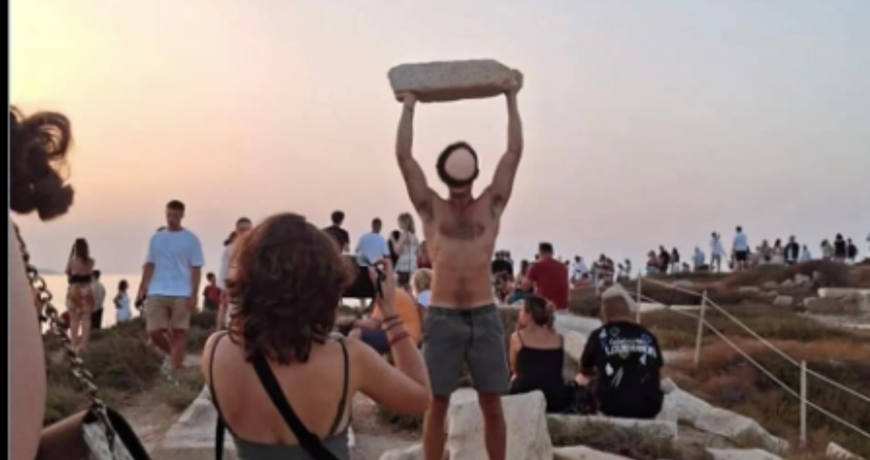 How A Tourist 'Crossed A Line' At Ancient Greek Site