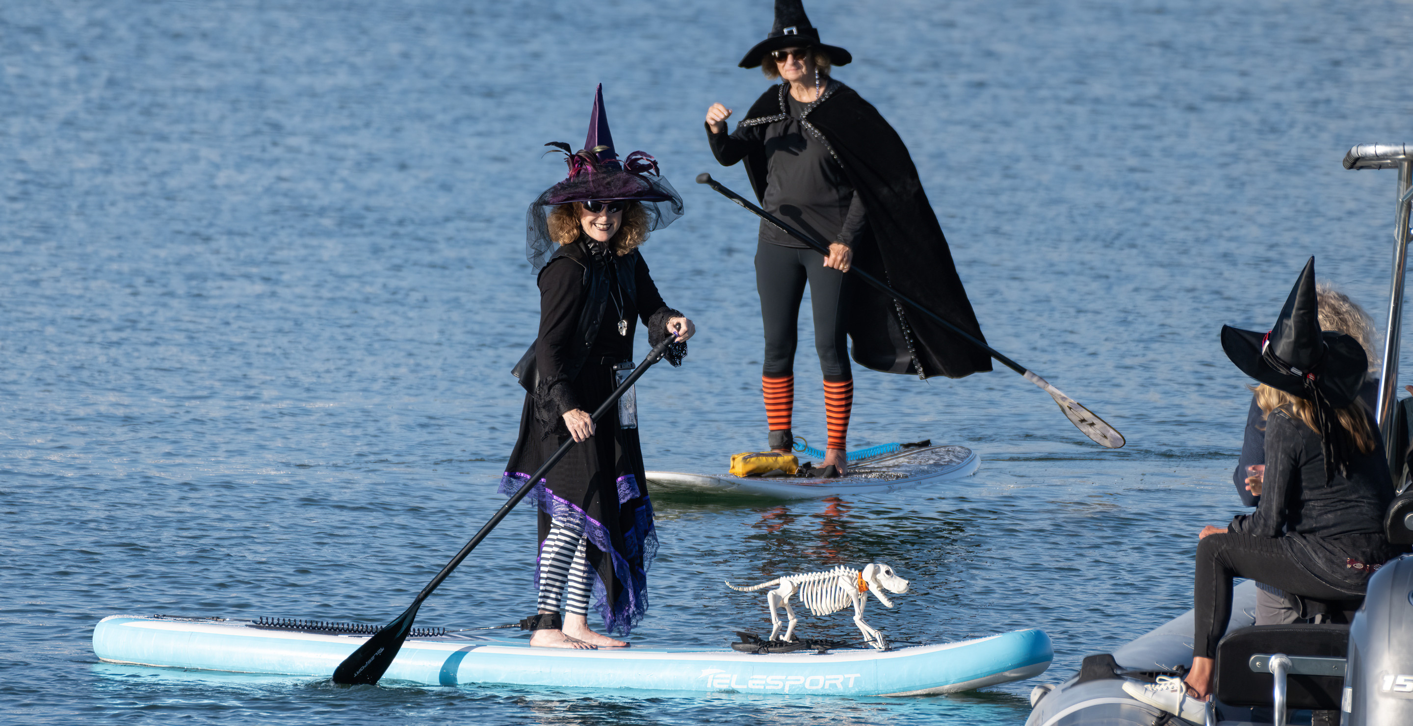 Paddleboarding Witches Over Take New Jersey Lake In Viral Video