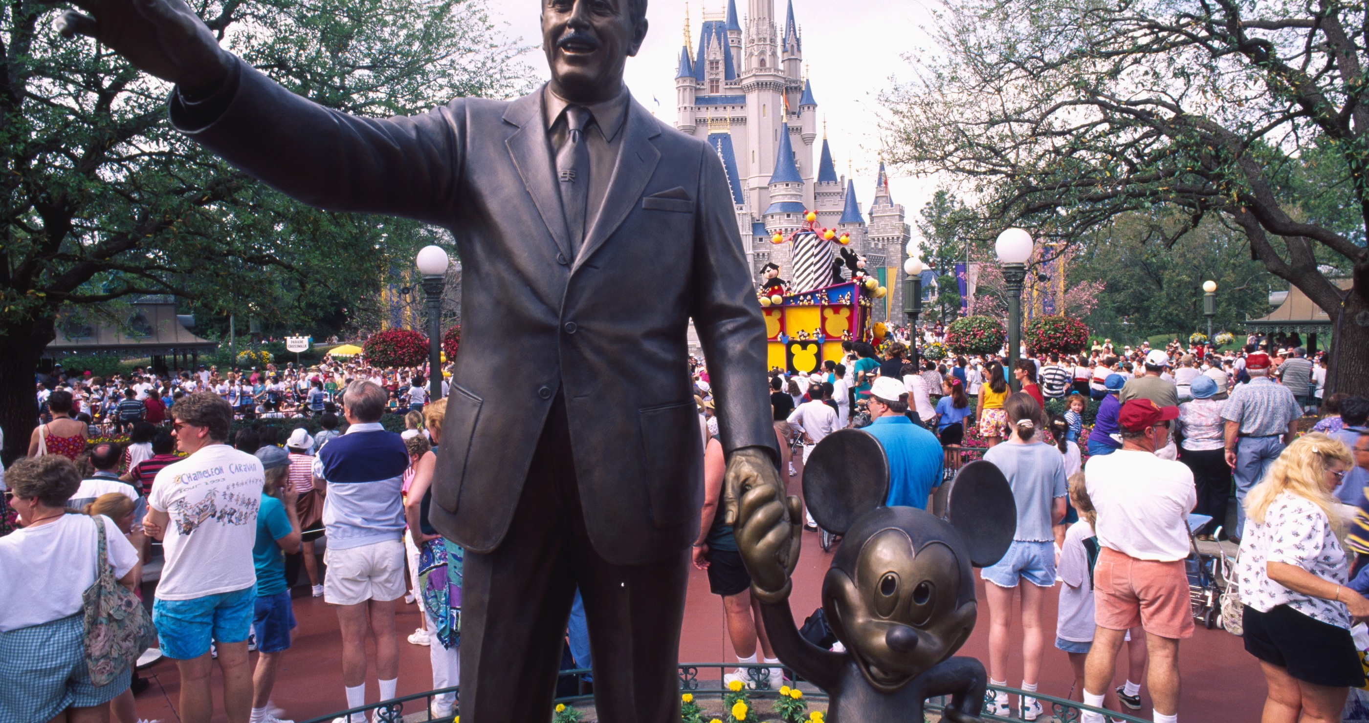 Disneyland Removes Iconic Statue Of Walt Disney And Mickey Mouse